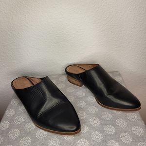 Madewell Barlow Leather Almond Toe Mule size 6